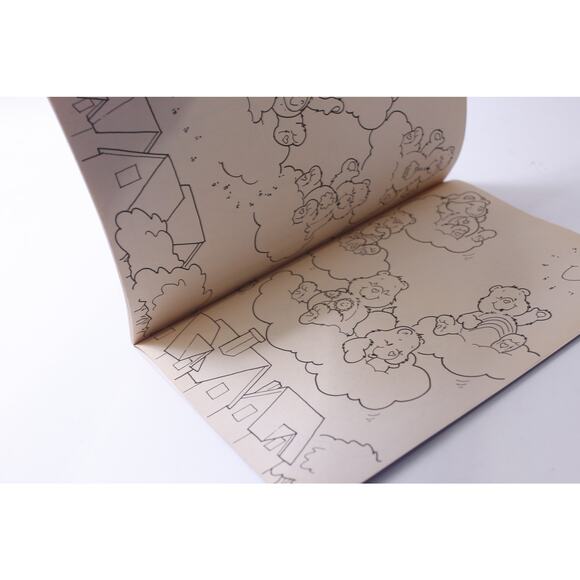 Care Bears, Coloring Book, 1980s, Cover Damage, Happy House Books Uncolored, Col - Picture 5 of 5